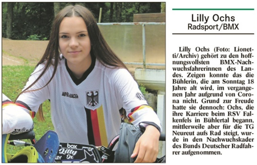 Read more about the article „Unsere Besten“ – Bericht im Badischen Tagblatt